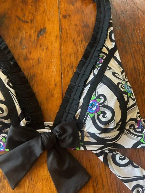 Vintage Betsey Johnson Skirted Bikini Set - Picture 4 of 8